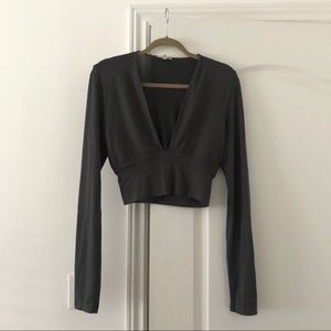Long Sleeve Wilfred Crop Top